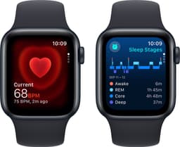 Apple Watch SE 2023 - 40mm - Midnight Aluminium Case with Midnight Sport Band - S/M — thumbnail 4
