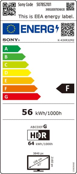 Sony BRAVIA 3 II - 43 inch - 4K LED - 2026 — thumbnail 2