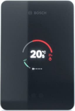 Slimme Thermostaat + 4 Radiatorknoppen – Bosch EasyControl Zwart – WiFi – Verwarming per Kamer – Bespaar Energie & Comfort — thumbnail 1