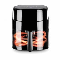 GOURMETmaxx Airfryer 4,5 Liter – Digitale Heteluchtfriteuse met Touchscreen – 7 Automatische Programma's – Friteuse Zonder Olie – Oliearm Bakken, Grillen, Braden & Roosteren – Voor 2-4 Personen – Zwart — thumbnail 2