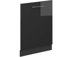 Inbouw vaatwasserpaneel 60 cm Antraciet Hoogglans voor Keukenmeubel