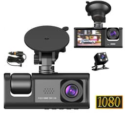 Dailygoods - Dailygoody - Dash Cam Voor Achter - 170° Groothoek - Nachtzicht - 1080p Full HD - Accident Lock - Loop Recording - Parkeermonitor - Geschikt voor — thumbnail 4
