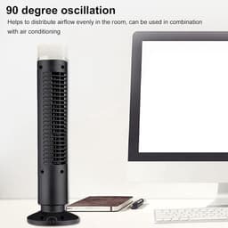Mobiele Airco Staand - Torenventilator Afstandsbediening - Aircooler - Modern — thumbnail 2
