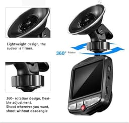 Auto Camera HD - Dash Cam DVR - Veilig Rijden - 1080P Full HD - 2.4 inch scherm - Zwart — thumbnail 2