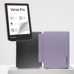 PocketBook Verse Pro e-reader Passion Red – 6 inch – 16 GB – waterdicht + Transparant Paars Hoesje – voordeelbundel — thumbnail 1