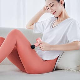 Mini Massage Gun - Spierontspanningspistool - Vermoeidheid Verlichten - Geluidsarme Motor - 12.7cm - Groen — thumbnail 2