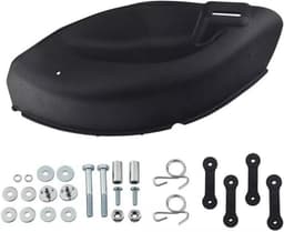 Grasmaaier Mulch Cover - Gazon Accessoire - Gazon Mulchen - Roestvrij Staal - Diverse Modellen - Zilver — thumbnail 1