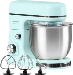 Keukenmachine - Mixer Staande Mixer - Bakken en Koken - Planetaire Rotatie Systeem - 5 liter kom - Turkoois — thumbnail 1