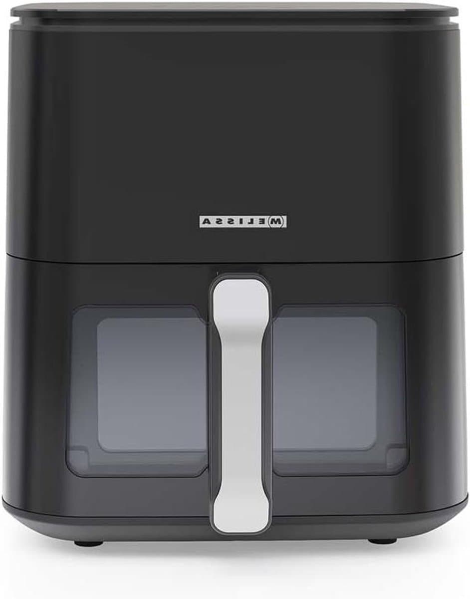 Digitale Heteluchtfriteuse - Airfryer XL - Gezond Frituren - Met Kijkvenster - 5 Liter - Zwart — afbeelding 1