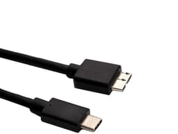 USB C Harde Schijf Kabel - Externe Harde Schijf Kabel - Data Overzetten - 5Gbps Snelheid - 30 cm - Zwart — thumbnail 3