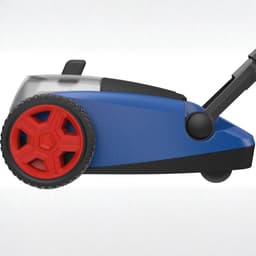 KAD® Grasmaaier Accu - Accu Grasmaaier – Inclusief Accu & Lader – Blauw/Rood/Zwart - 44cm x 34cm x 116cm — thumbnail 5