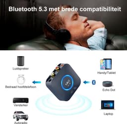 1Mii - Bluetooth 5.0 ontvanger aptX HD Low Latency 3D Surround 3.5 mm RCA-ingang - 1Mii B06HD - draadloze audio-adapter Bluetooth Receiver — thumbnail 4