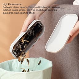 Handheld Kruimelveger - Herbruikbare Borstel - Snel Schoonmaken - Ingebouwde Vuilnisopslag - N.v.t. - N.v.t. — thumbnail 2
