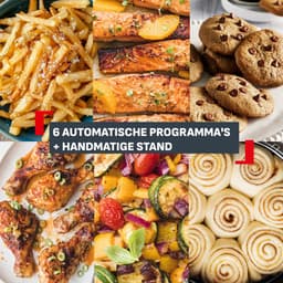 Tefal Ever Fry Dual Flex EY9288 - Dubbele Airfryer XXL 9L - Infraroodtechnologie - FlexCook GiantZone - 7 Programma's - Voor 8 Personen — thumbnail 3
