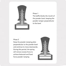 Koffie Distribution Tool - Espresso WDT - Perfect Koffie Zetten - Constante Druk - 58mm - Zilver — thumbnail 4