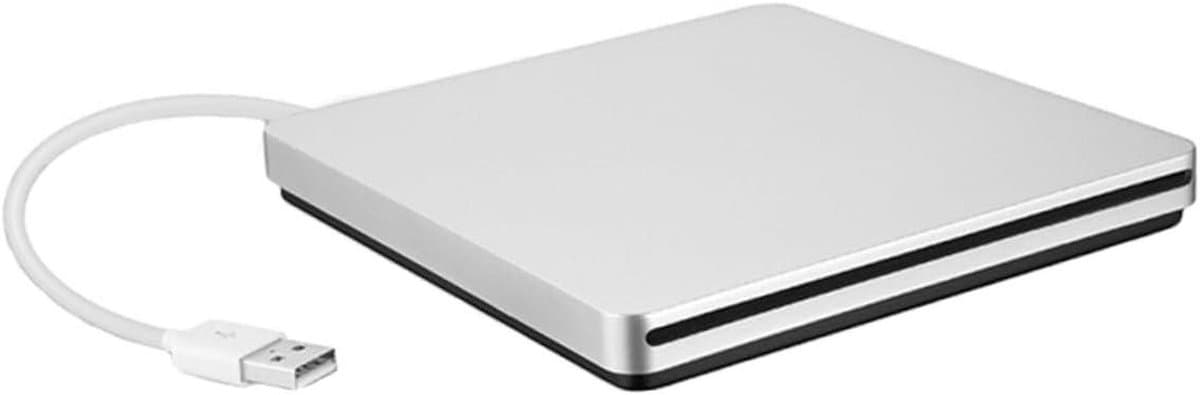Externe Schijf - Dvd Brander - Data Back-up - Ultradun Ontwerp - 142 cm - Zilver — afbeelding 1