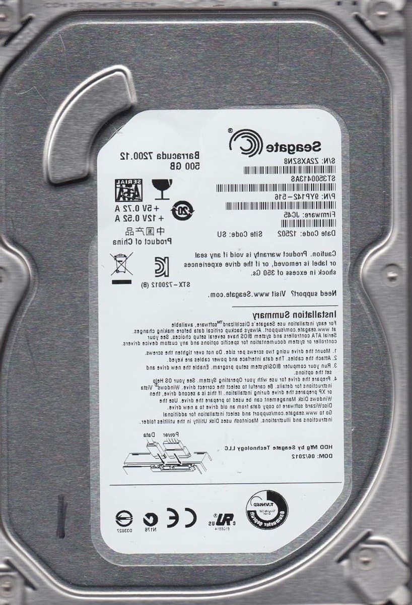 Interne Harde Schijf - Opslagstation - Computer Uitbreiding - Hoge Snelheid - 500 GB - Zwart — afbeelding 1