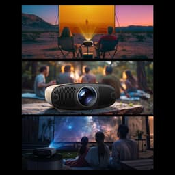 BlitzWolf BW-V11 Beamer met Dolby Vision & 4K Ondersteuning – 1100 ANSI Lumen, Native 1080P Full HD, HDR10, Automatische Trapezcorrectie, Home Cinema Projector — thumbnail 3