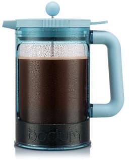 Bodum | Bean Cafetière voor ijskoffie / cold brew | Kunststof BPA-vrij | 1.5L | 12 kops | Blauw — thumbnail 4