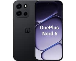 OnePlus Nord 6 - 5G Smartphone - 12GB+512GB - 6.78" 165Hz AMOLED - 7500mAh - IP69K - Obsidian Black (Zwart)