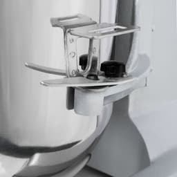 VERTES Professionele deegkneder, deegmachine met planetaire mengarm, inhoud 30 l, roestvrijstalen mengkom, mengblad, deeghaken en garde, 3 snelheden: 142, 234 en 429 rpm — thumbnail 4