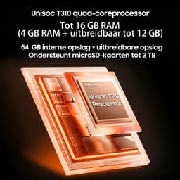 OSCAL FLAT 3C Smartphone - 4G Dual SIM - 16GB RAM - 64GB ROM - 6,56 inch - Android 16 Telefoon - 5000mAh 336Uren - 32MP - GPS - Zwart — thumbnail 2