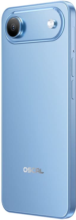 OSCAL FLAT 3C Smartphone - 4G Dual SIM - 16GB RAM - 64GB ROM - 6,56 inch - Android 16 Telefoon - 5000mAh 336Uren - 32MP - GPS - Blauw — thumbnail 3