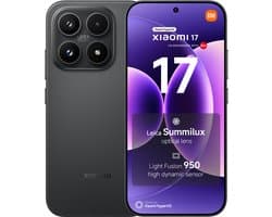 Xiaomi 17 - 12 GB RAM - 512 GB - Zwart - Leica Summilux optical lens - Light Fusion 950 high dynamic sensor - Snapdragon® 8 Elite Gen 5 Mobile Platform