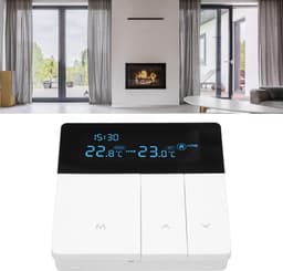 By shayne - Programmeerbare Thermostaat - Digitale Thermostaat - Slimme APP-bediening - Wit - Intelligente Timing - Voor Thuis, Hotels, Appartementen — thumbnail 5