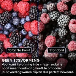 Haier HCR3818DNMM - Koel- Vriescombinatie - Multideur - French Door Indeling - 83cm breed - 467 L - No Frost - Energieclasse C - LED - Touch op de deur - Inverter Compressor - Roestvrijstaal - 10 jaar garantie op onderdelen — thumbnail 5