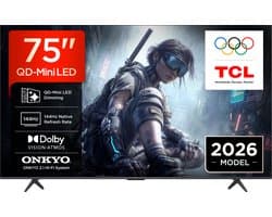 TCL 75T8D - 75 inch - 4K QD-MiniLED - 2026 - Smart TV