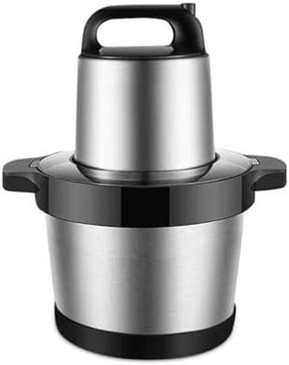 Keukenmachine - Keukenrobot hakmolen - Eten bereiden - Krachtige 1000W motor - 6 liter kom - Zilver — afbeelding 1