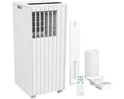 Danky Mobiele Airco 9000 BTU - Mobiele Airconditioner 3-in-1 (Koelen, Ontvochtigen, Ventileren) - 2.6kW - Geschikt Voor Ruimtes Tot 20-35 m² - Slaapmodus - 24-uurs Timer - Afstandsbediening - Energieklasse A