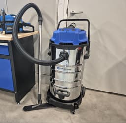 Borg Industriële Bouw Stofzuiger Nat en Droog - 2400 watt - 2 motoren - 80 Liter - RVS - Nat-en Droogzuiger — thumbnail 2