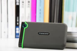 Externe Harde Schijf - Opslagstation - Data Opslag - Schokbestendig Ontwerp - 1 TB - Grijs Groen — thumbnail 3