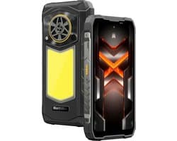 Robuuste Smartphone - Blackview Rock 5 - 48GB RAM - 256GB ROM - 20000 mAh - 6,78" 120Hz - Android 16 - Nieuwe telefoons 2026 - Zwart
