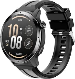WizBay Premium Select® Smartwatch GPS Offline Map – 1.43 inch AMOLED – Dual Frequency L1+L5 GPS – Kompas Altimeter Barometer – 3ATM/IP68 Waterproof – Bluetooth Bellen – Sport Smartwatch Android iOS – Zwart — thumbnail 1