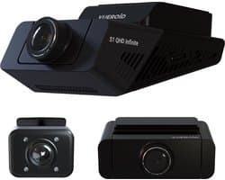 Vueroid - S1 QHD Infinite 3CH 64GB - Dashcam - 2K QHD Voor- en Achtercamera + Full HD Interieurcamera – Sony STARVIS 2 – GPS – Wifi – Premium Night Vision