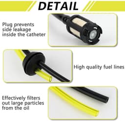 Dailygoods- Filterset 7 Stuks - Brandstoffilter - Reserveonderdelen - Duurzaam Rubber - Eenvoudige Vervanging - Geschikt voor Grasmaaiers — thumbnail 5