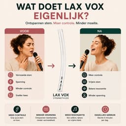 Grovi Bubbelrietje Lax Vox Stemmethode - Zangslang - Siliconen Slang - Bubbelen - Set - 35cm - Vaste Duidelijke Markeringen - Incl. Handleiding — thumbnail 4