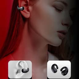Bluetooth-oortjes, hoge geluidskwaliteit, stereogeluid, comfortabel om te dragen, intelligente ruisonderdrukking, ergonomisch ontwerp, zwart. — thumbnail 2