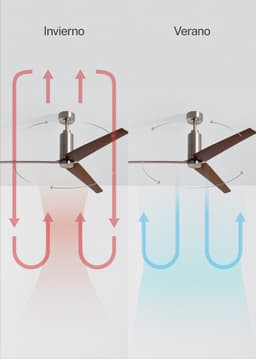 CREATE - Stille plafondventilator 45W Ø152 cm met optioneel sfeerverlichting - L - Geen licht - Afstandsbediening - WIND FORMA — thumbnail 2