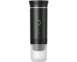 ByRoos Koffiezetapparaat - 3-in-1 - 70ml - Koffie - Vakantie - Camping - Camperen - Reisformaat- Draadloos - Elektrisch - Zwart - Compact
