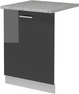 Vaatwasser Frontpaneel - Vaatwasfront Deurpaneel - Keuken Integratie - Hoogglans Antraciet - 60 cm breed - Antraciet — thumbnail 1