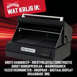 Dimplex Crossray eXtreme Infrarood Elektrische BBQ - Tafelbarbecue Elektrisch - 300°C+ - 2 Verwarmingselementen 1100 W - Elektrische Grill voor Buiten - Grillen, Braden en Garen - Zwart — thumbnail 5