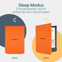 PocketBook Verse Pro e-reader Azure – 6 inch – 16 GB – waterdicht + Oranje Hoesje – voordeelbundel — thumbnail 3