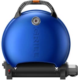 O-Grill 600 Blue - Draagbare Gas BBQ - Met Thermometer - Compact & Krachtig - Balkon / Camping - Blauw — thumbnail 1