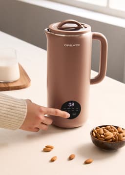 CREATE - Multifunctionele machine van 850 ml voor plantaardige melk - Mokka - VEGAN MILK MAKER STUDIO — thumbnail 4