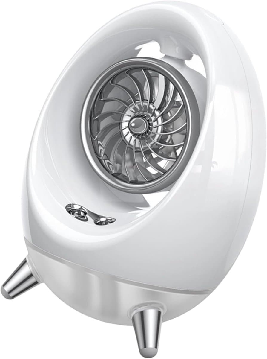 VHV-Mini Aircooler met Waternevel - Oplaadbare Mobiele Luchtkoeler met 2000mAh Accu - Gemakkelijk Schoon te Maken Ventilator met 4 Snelheden - Stille Luchtbevochtiger voor Slaapkamer en Kantoor — afbeelding 1