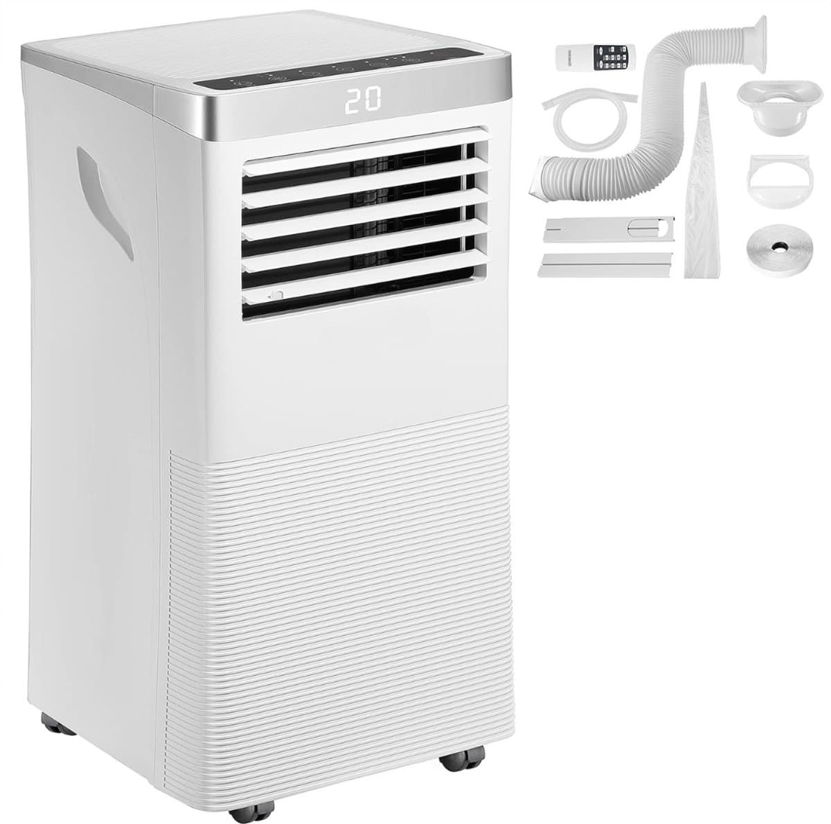 ZMR® Mobiele Airco voor Slaapkamer - Airco - Mobiele Airco - Wit - 33cm x 33cm x 70cm — afbeelding 1